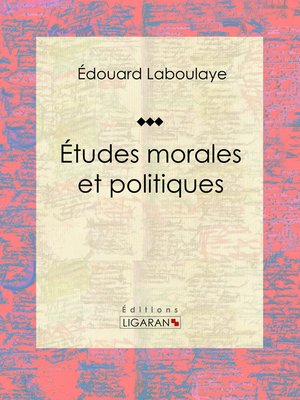 cover image of Études morales et politiques